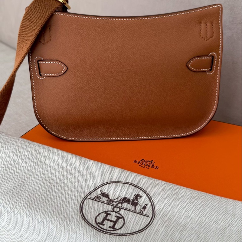 Hermes mini吉普賽金棕金 全新閒置配件齊全帶購證-7