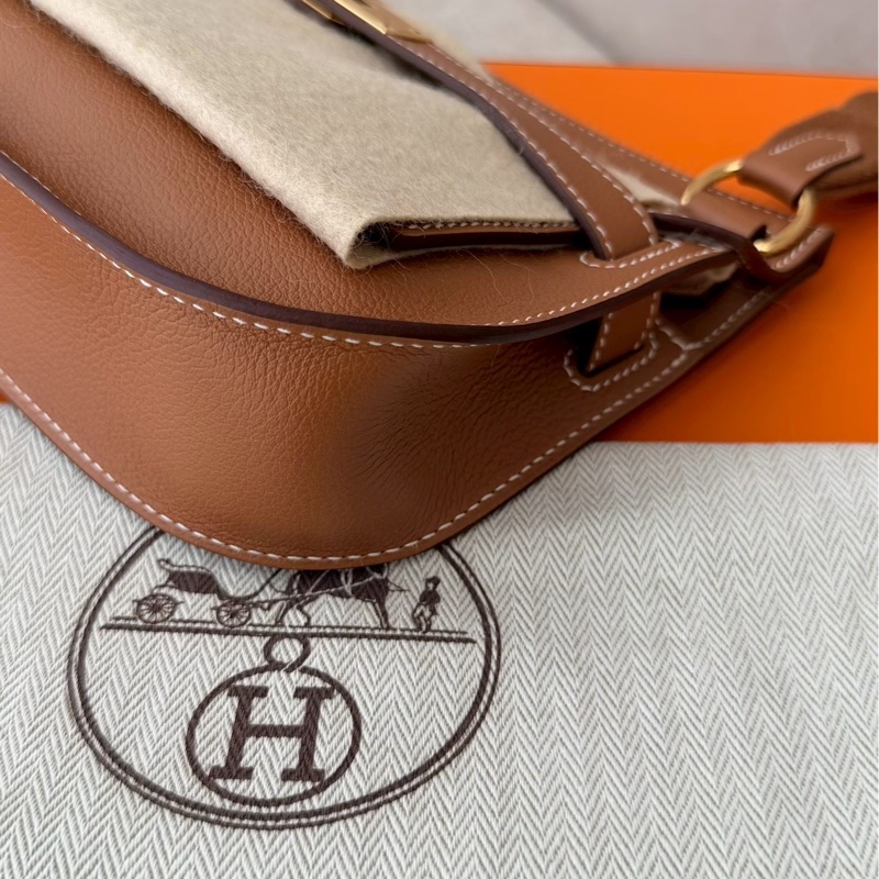 Hermes mini吉普賽金棕金 全新閒置配件齊全帶購證-9
