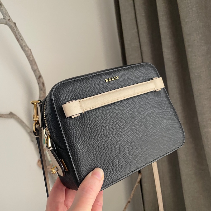 Bally 相機包/豆腐包/18cm小方胖/方胖子/箱包/手機包🍄正品🍄況優🍄肩背/側背/斜背🍄不廢小包手機可入-3