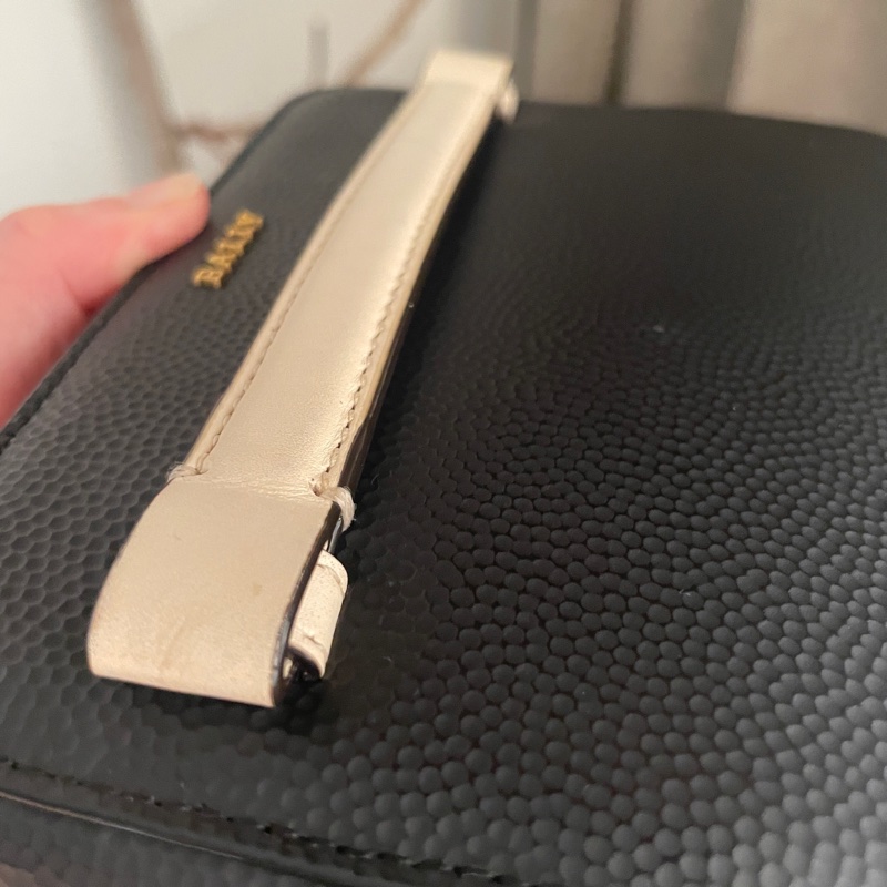 Bally 相機包/豆腐包/18cm小方胖/方胖子/箱包/手機包🍄正品🍄況優🍄肩背/側背/斜背🍄不廢小包手機可入-23