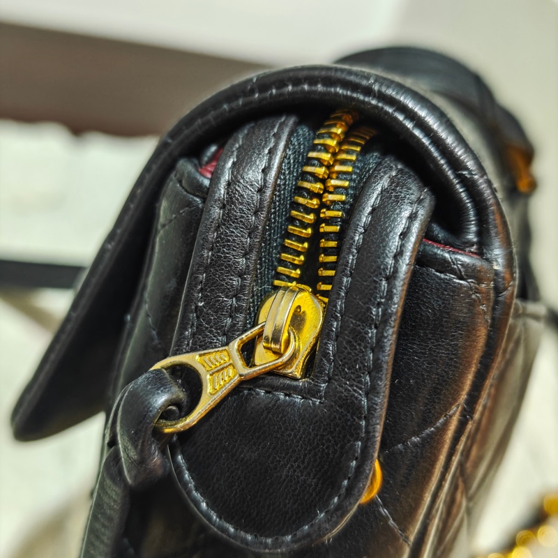 ChanelVintage cf雙肩後背包-7