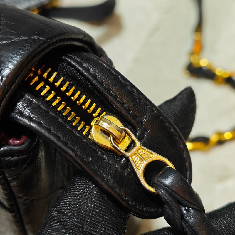 ChanelVintage cf雙肩後背包-17