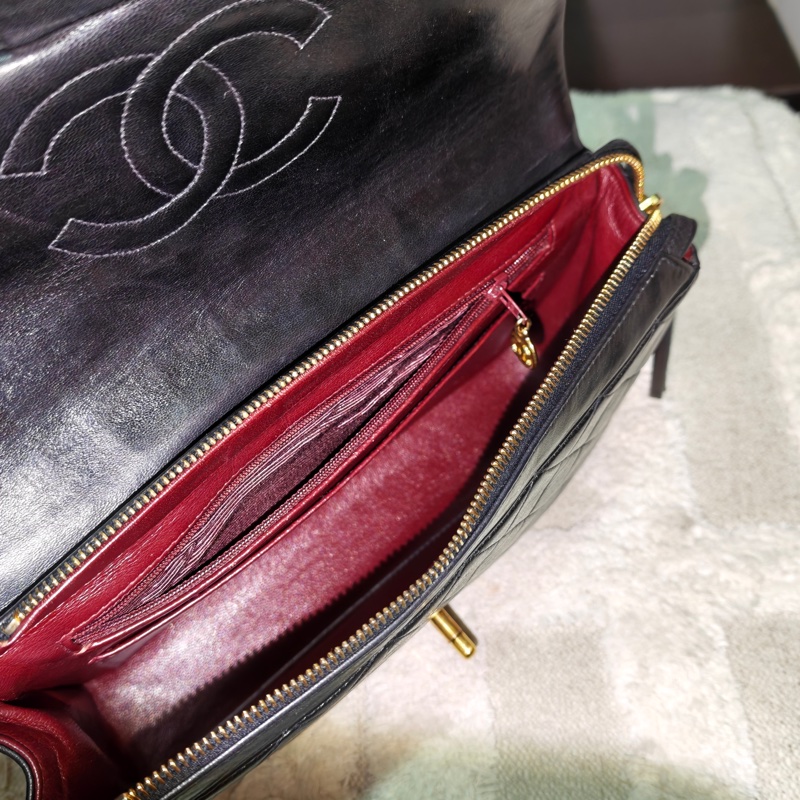 ChanelVintage cf雙肩後背包-20