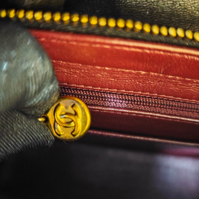 ChanelVintage cf雙肩後背包-22