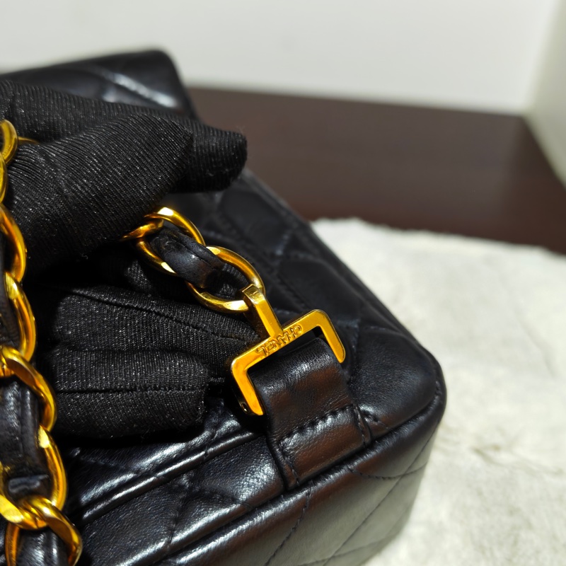 ChanelVintage cf雙肩後背包-29