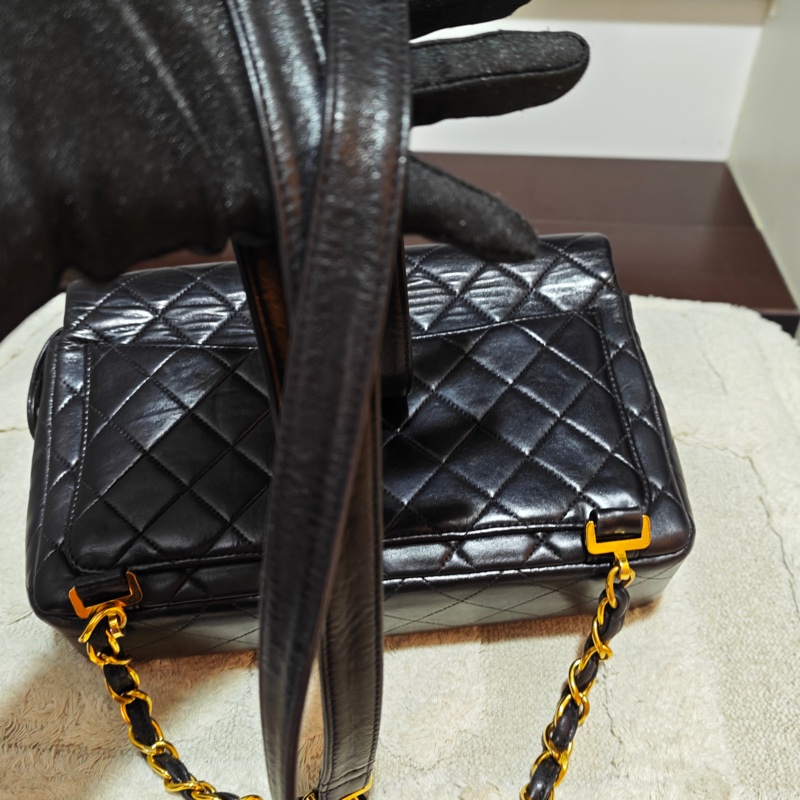 ChanelVintage cf雙肩後背包-34