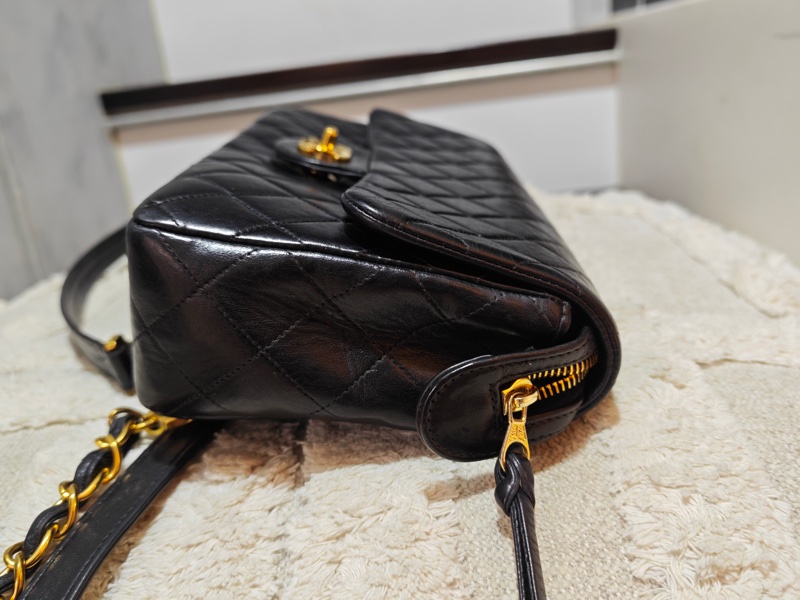 ChanelVintage cf雙肩後背包-37