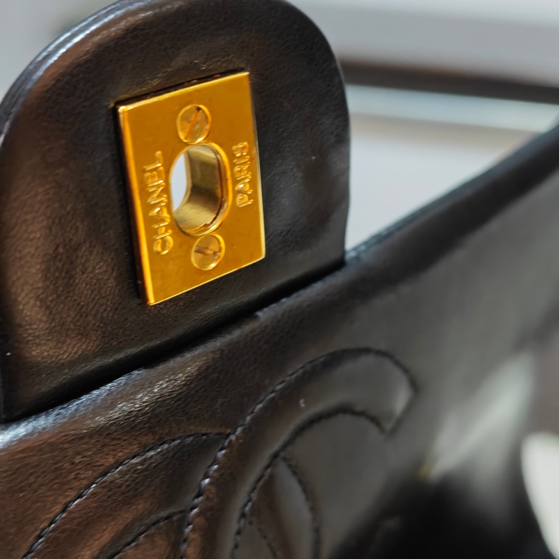 ChanelVintage cf雙肩後背包-39