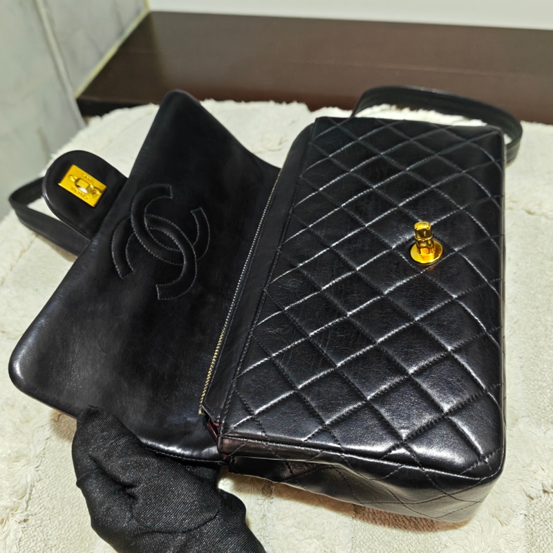 ChanelVintage cf雙肩後背包-47