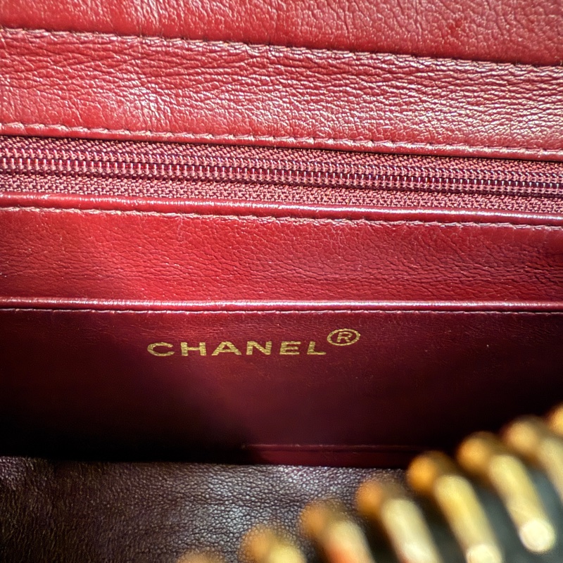 ChanelVintage cf雙肩後背包-49