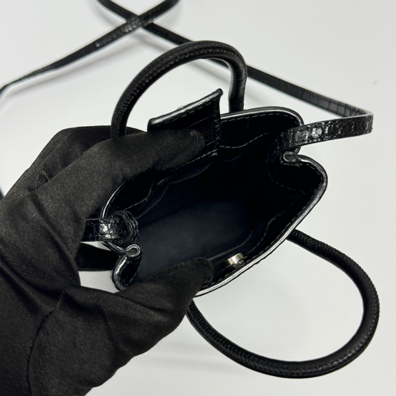 （全新閒置🎁） Balenciaga 巴黎世家 鱷魚紋 斜背包 （專櫃53,000）-17