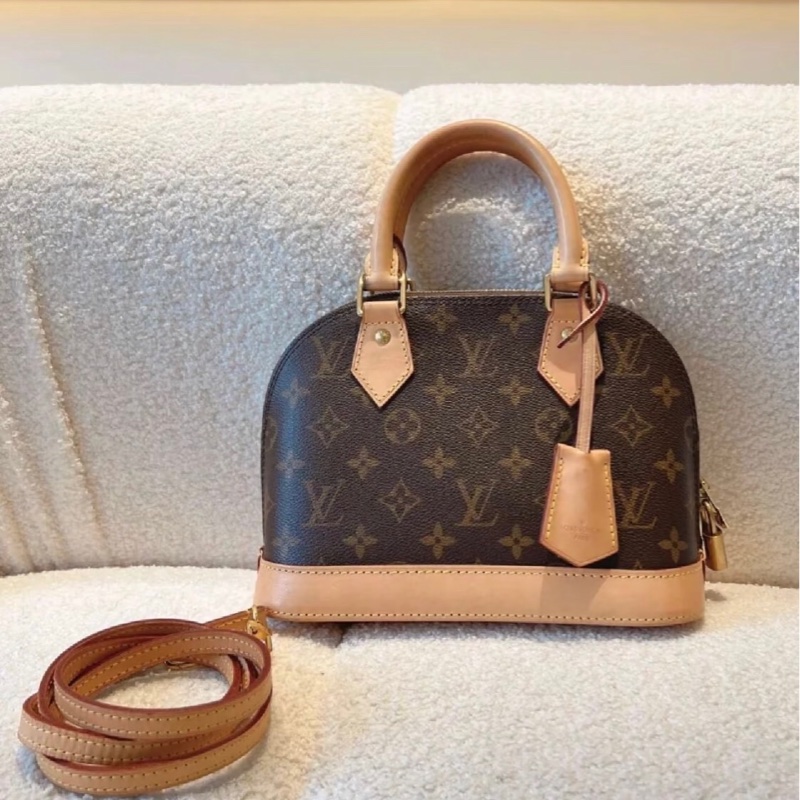 「JL精品代購」9新 LV 老花 Alma bb ic 芯片款-0