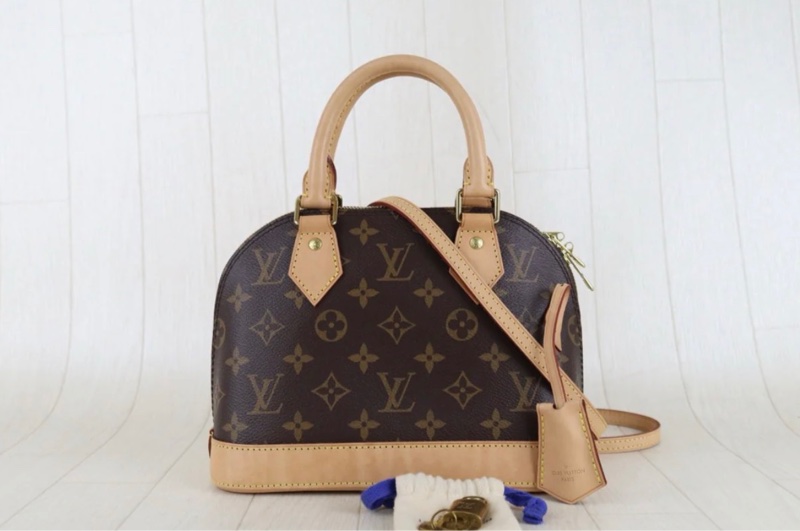 「JL精品代購」9新 LV 老花 Alma bb ic 芯片款-2