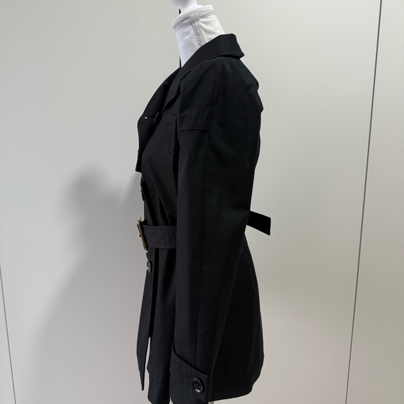 Gucci黑色雙排扣風衣-2