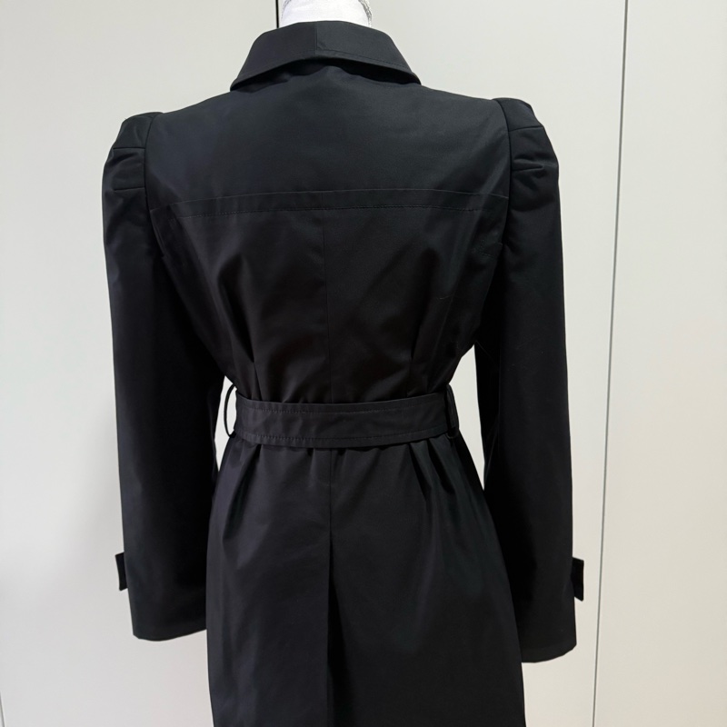 Gucci黑色雙排扣風衣-3