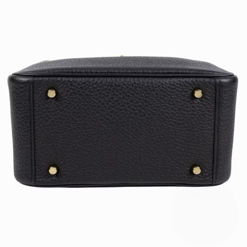 Hermes mini Lindy 黑金B刻有購證-8