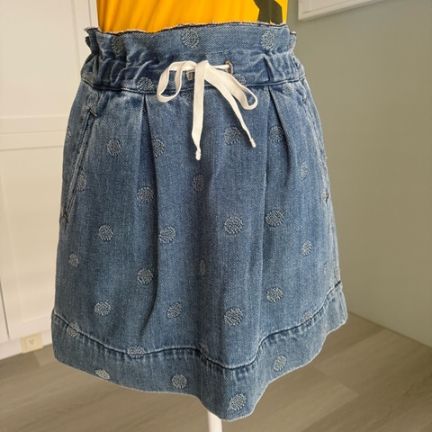 Marc by Marc Jacobs 圓點牛仔短裙，尺寸：XS