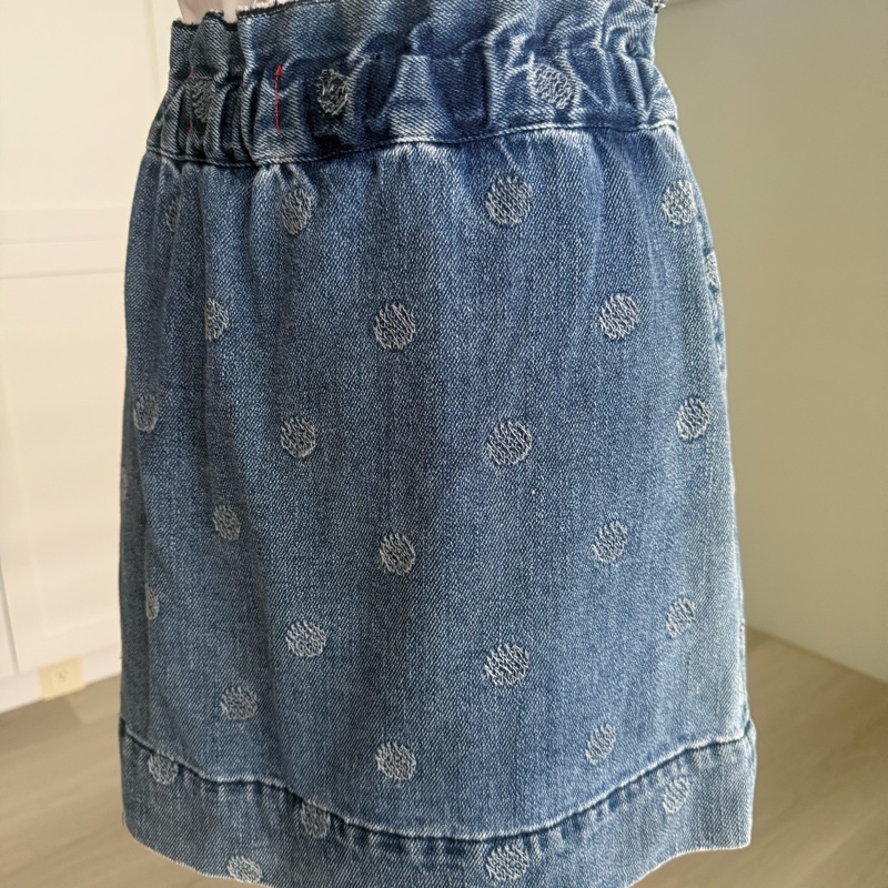 Marc by Marc Jacobs 圓點牛仔短裙，尺寸：XS-1