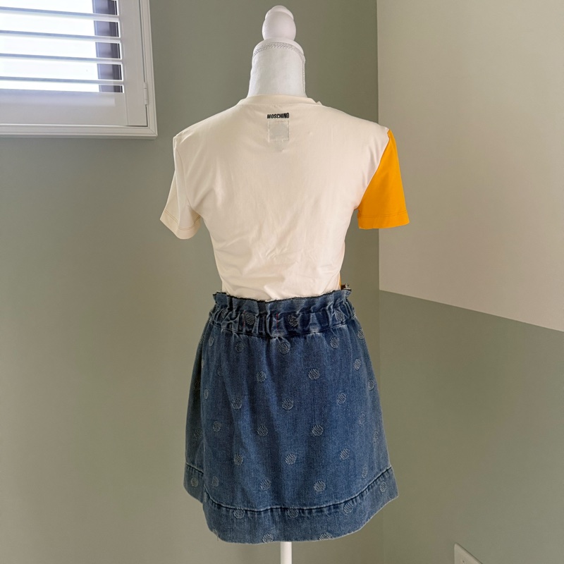 Marc by Marc Jacobs 圓點牛仔短裙，尺寸：XS-5