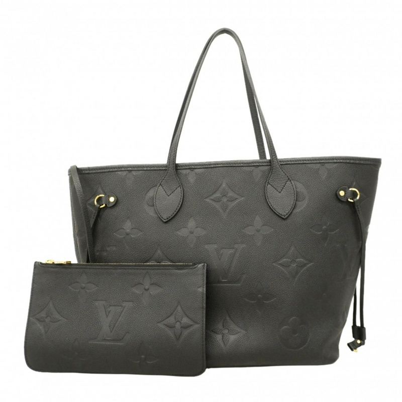 路易威登 Monogram Empreinte Neverfull MM 手提包 M45685 黑色(女士)-0