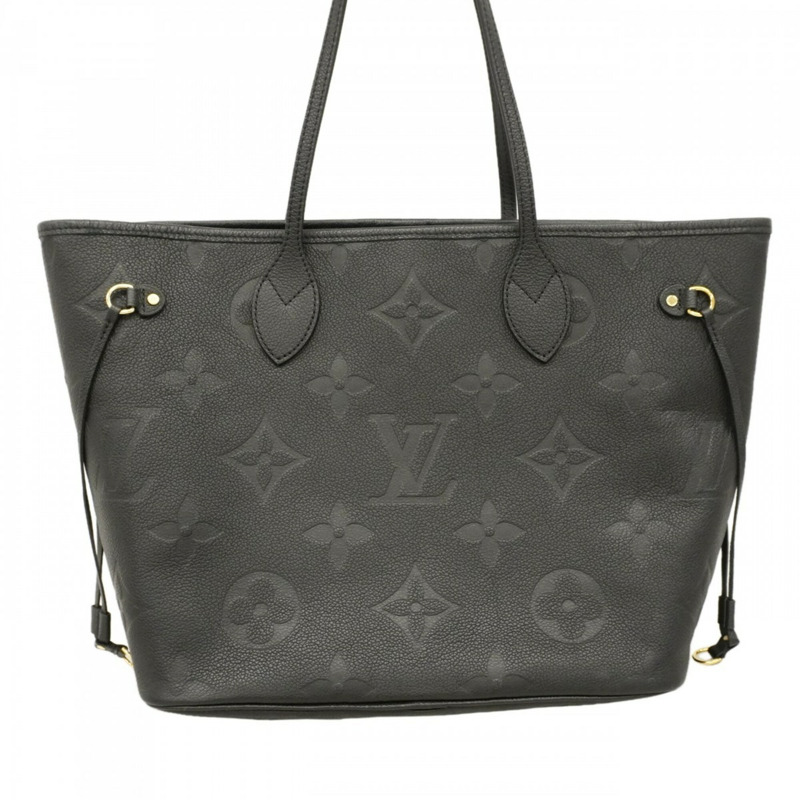 路易威登 Monogram Empreinte Neverfull MM 手提包 M45685 黑色(女士)-8