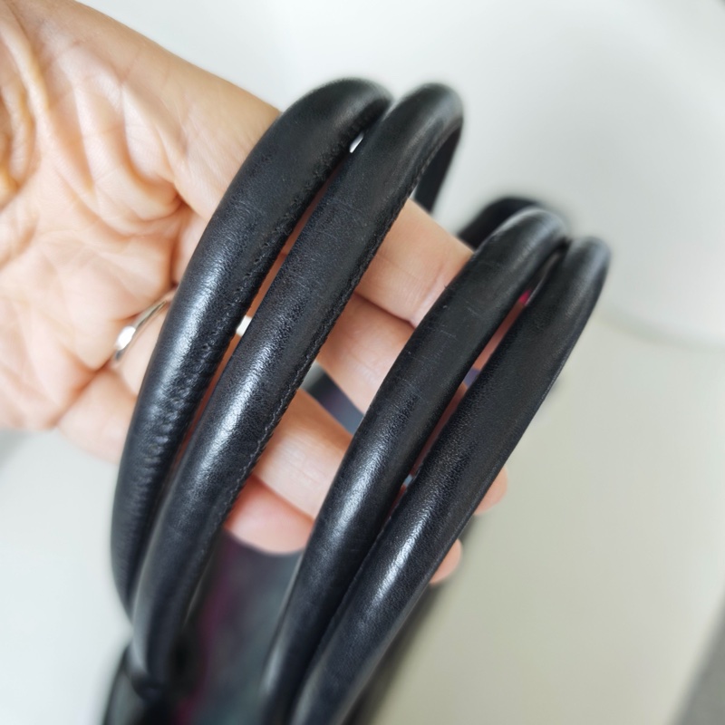 Chanel • 經典康鵬全黑牛皮大號托特包 So Black-10