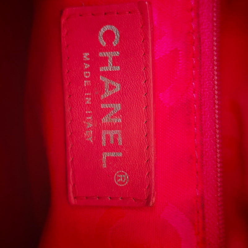 Chanel • 經典康鵬全黑牛皮大號托特包 So Black-13