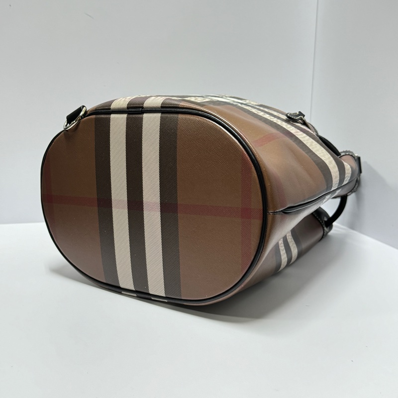 【超稀有💗】 Burberry 經典格紋 水桶包 (專櫃定價11.3萬)-14