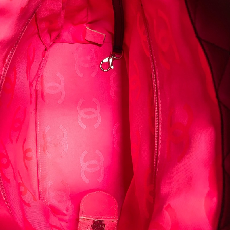 Chanel • 經典康鵬黑白牛皮菜籃子 有卡-9