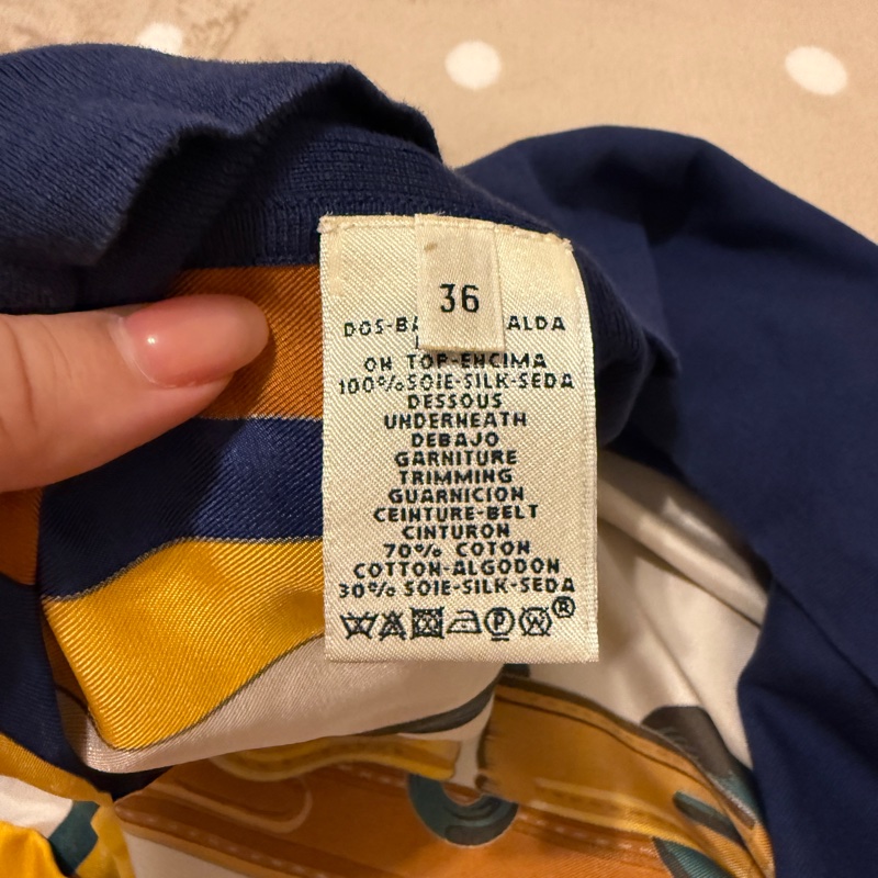 愛馬仕HERMÈS 經典絲巾洋裝-10