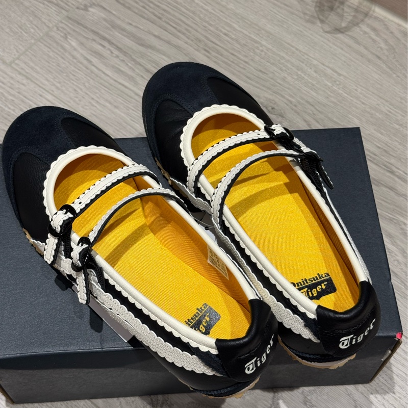 Onitsuka Tiger 鬼塚虎 黑底白虎爪紋休閒鞋-7