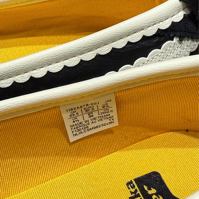 Onitsuka Tiger 鬼塚虎 黑底白虎爪紋休閒鞋-9