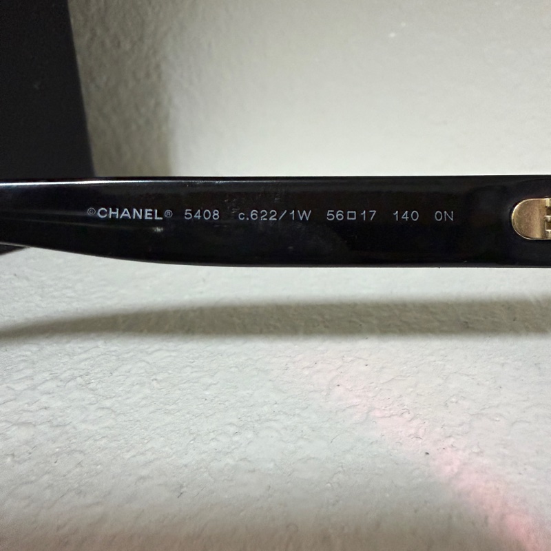 Chanel 香奈兒 金色字母 方框平光眼鏡-4