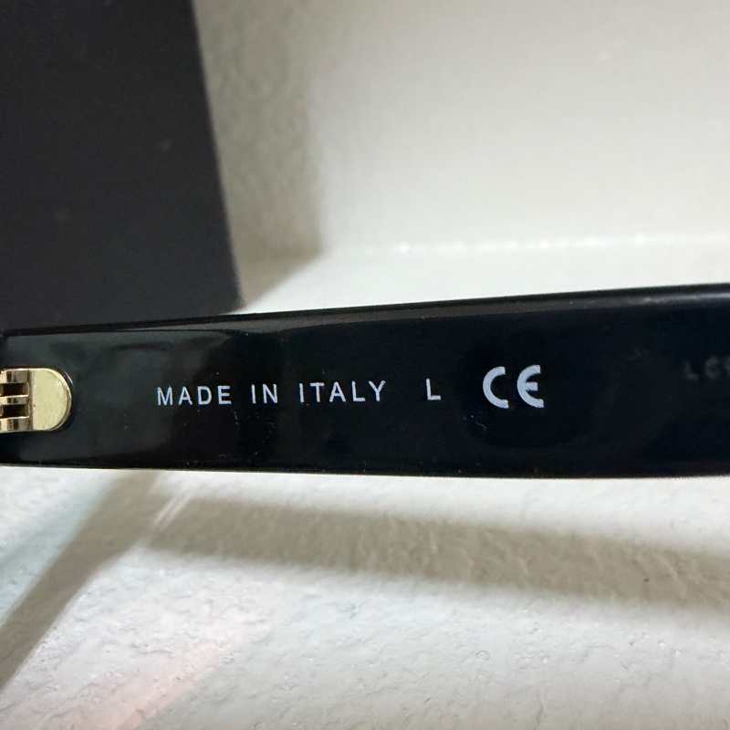 Chanel 香奈兒 金色字母 方框平光眼鏡-5