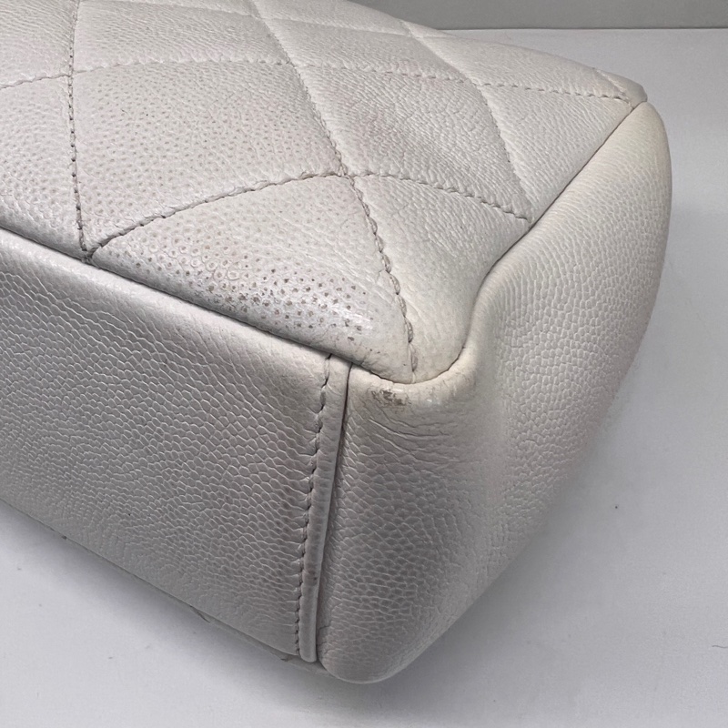 Chanel • 21c 黑白熊貓荔枝牛皮鏈條包 So Black-11