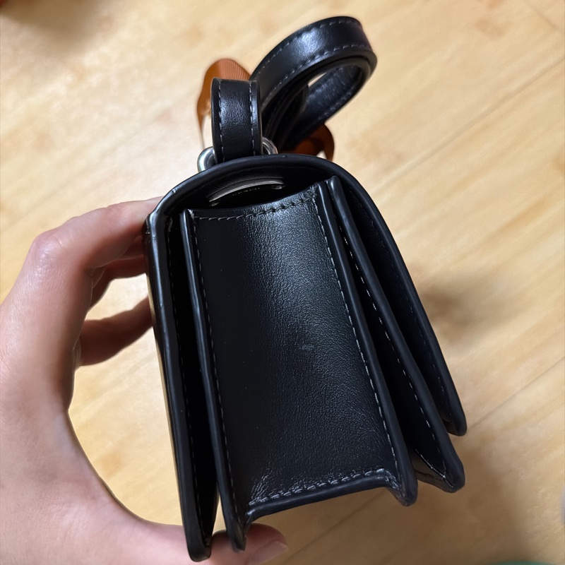 Coach Bandit18 黑色(銀釦)斜背包-4