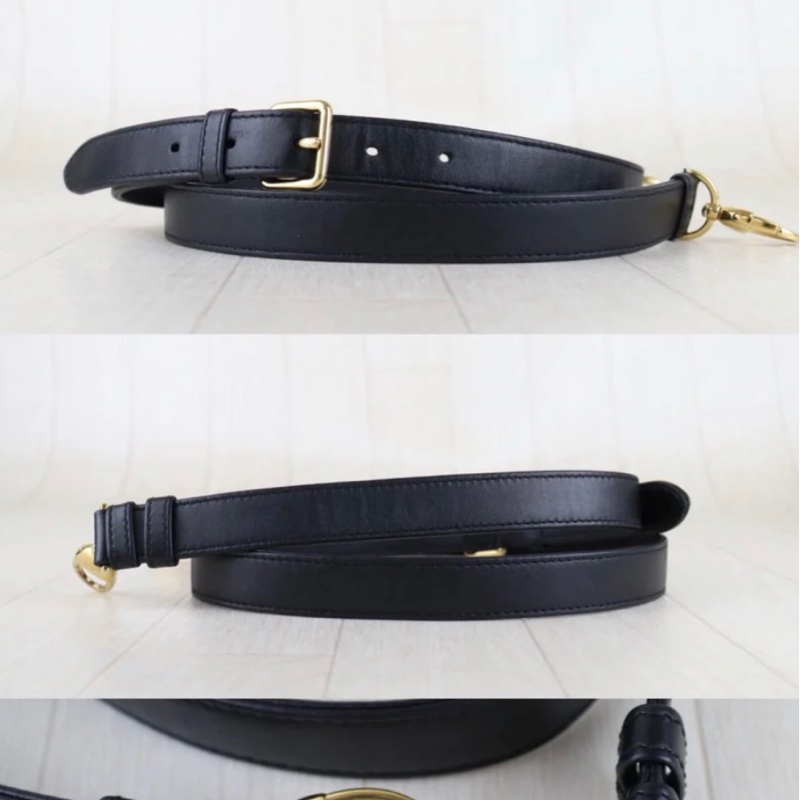 「JL精品代購」9新 Dior lady Dior 羊皮 黑金五格戴妃肩背手提包-12