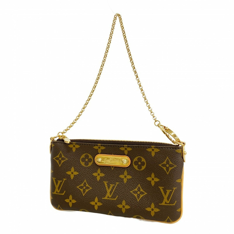路易威登 Monogram Pochette Mira MM M60094 棕色女士包/手拿包-0