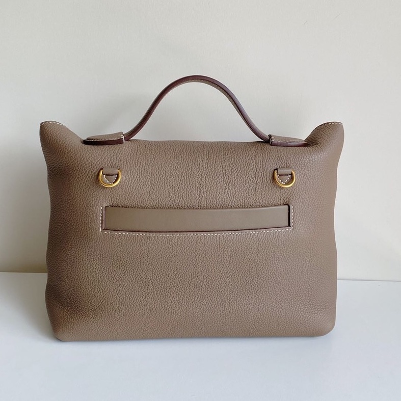 🌈Hermes🧡2424 29🧡大象灰金扣🧡98新🌈🌟Togo皮🌟2424🌟愛馬仕🌟-9