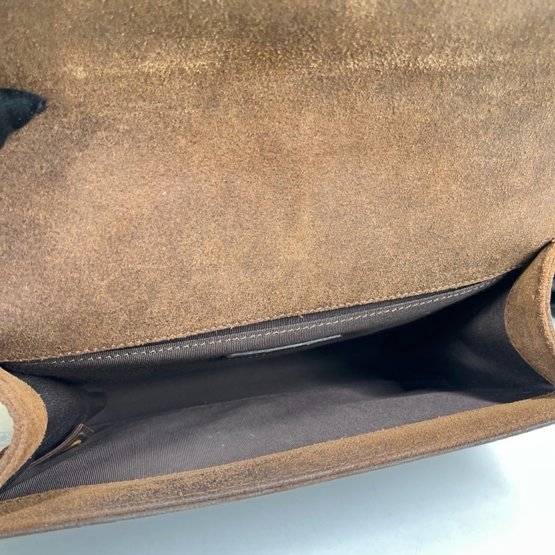 Chanel • Le Boy 25 波爾多紅牛皮拼棕色麂皮金釦中號-4