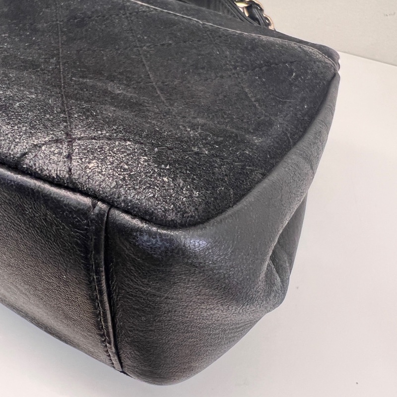 Chanel • 稀有黑金絲絨郵差包 有卡 全網唯一☝🏻-14