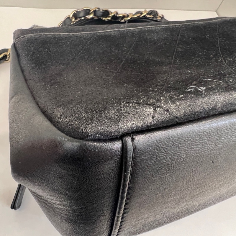 Chanel • 稀有黑金絲絨郵差包 有卡 全網唯一☝🏻-15