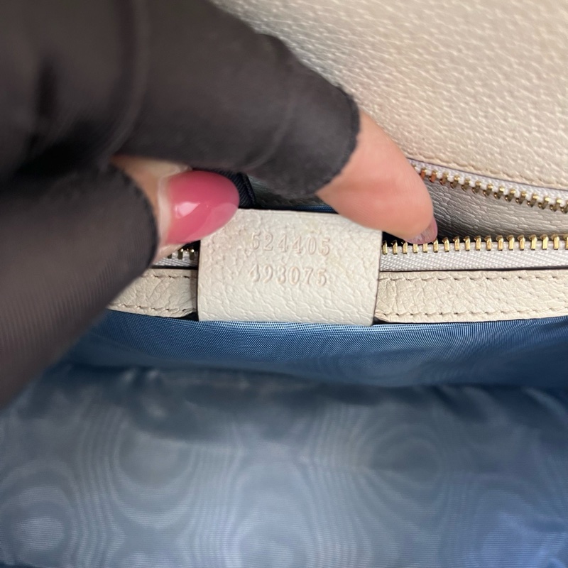 Gucci古馳白色sylive塞爾維亞單肩包-7