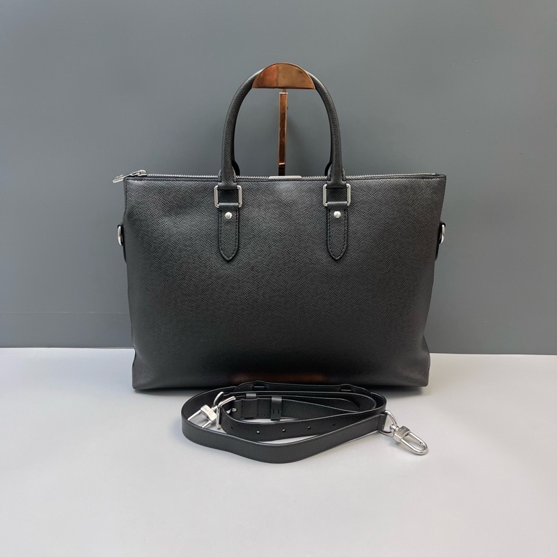 LV路易威登ANTON SOFT黑色公文包全皮手提包单肩包17年编码-0