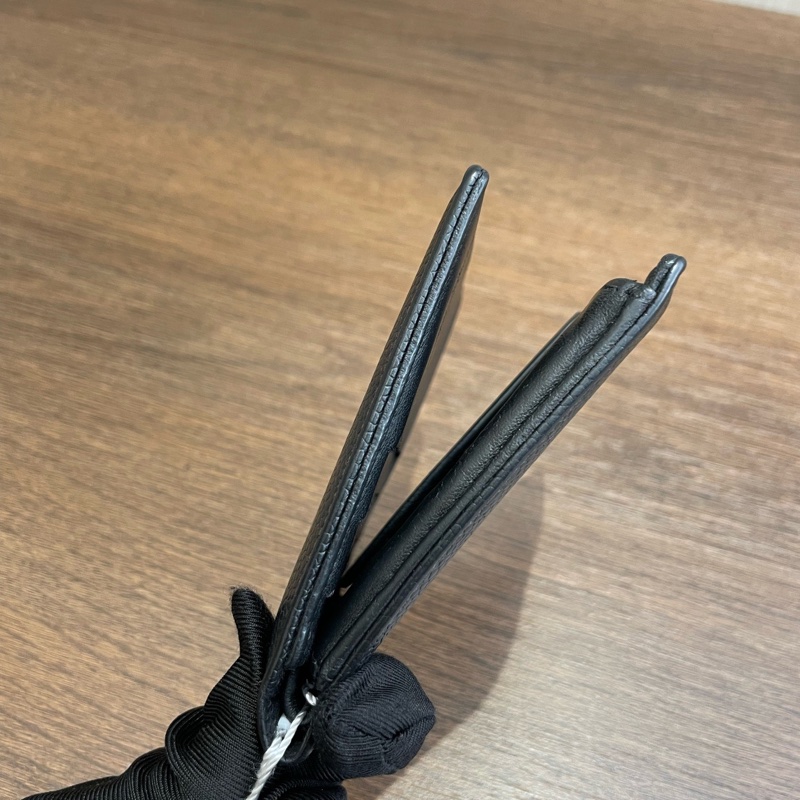 Chanel • 經典大Logo荔枝牛皮對折短夾 男款 全配有盒-6