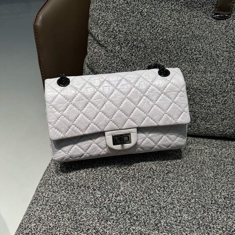 Chanel • 經典熊貓牛皮2.55 So Black 中號-5