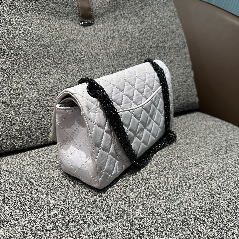 Chanel • 經典熊貓牛皮2.55 So Black 中號-6