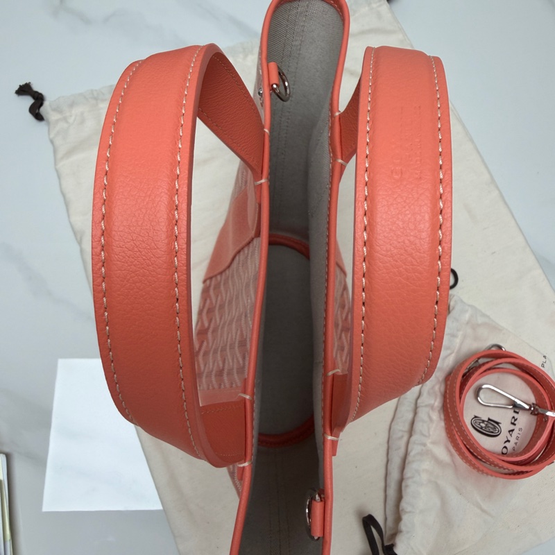 95新 Goyard Belharra PM Coral Tote 水桶包-6
