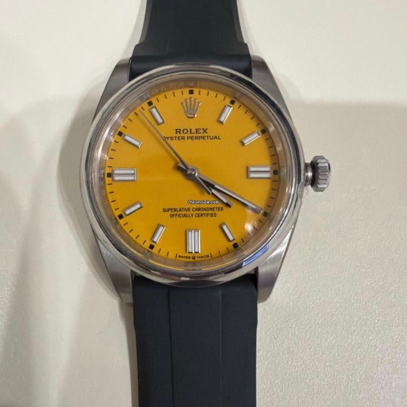 【誠意出售】勞力士 OP36 黃面｜盒單配件齊全-3