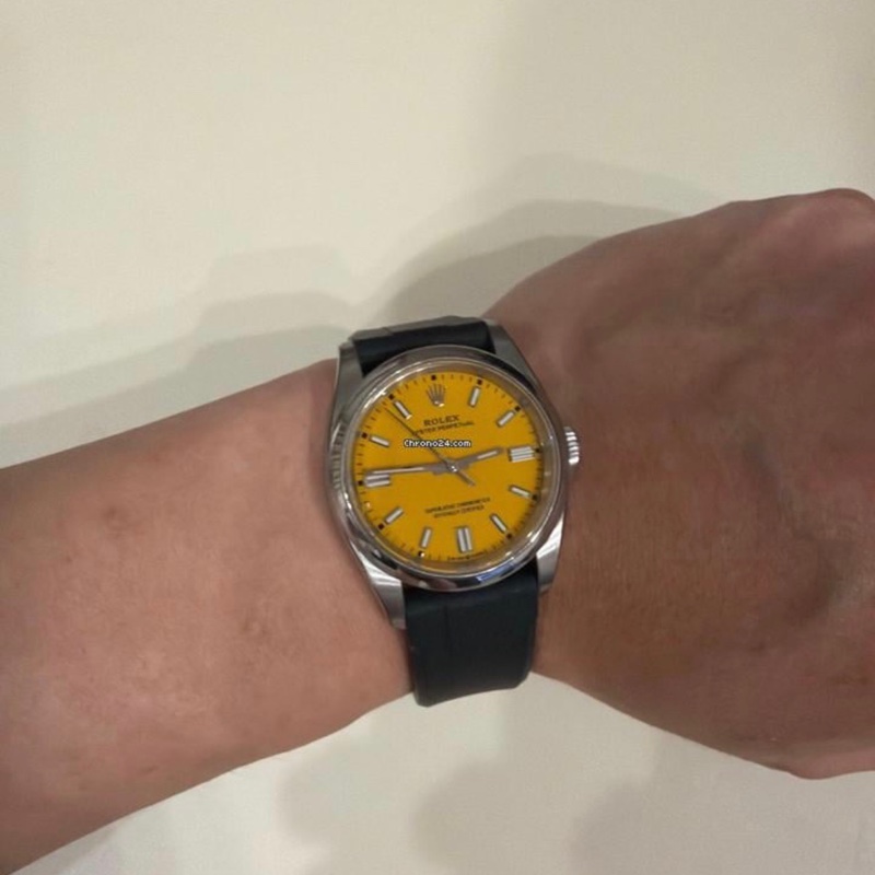 【誠意出售】勞力士 OP36 黃面｜盒單配件齊全-8
